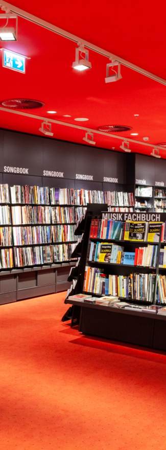 Book department of the KulturKaufhaus in Berlin