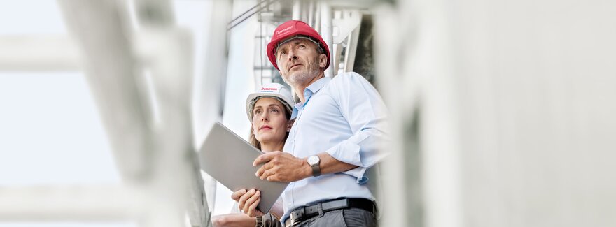 Project manager on the construction site