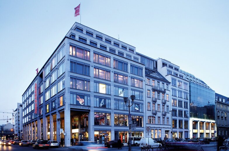 Dussmann house on Friedrichstrasse in Berlin 