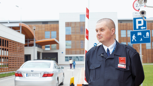 Hungarian security employee