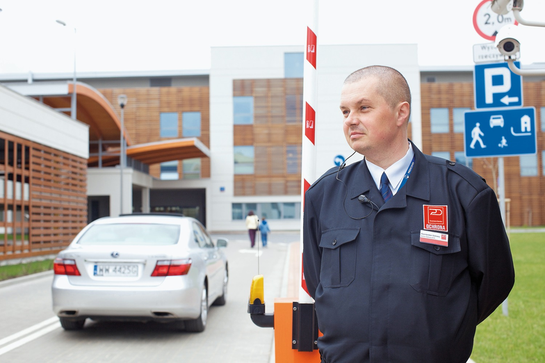 Hungarian security employee