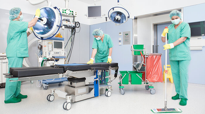 Operating room cleaning by Janus Gruppe