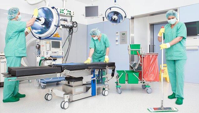 Operating room cleaning by Janus Gruppe