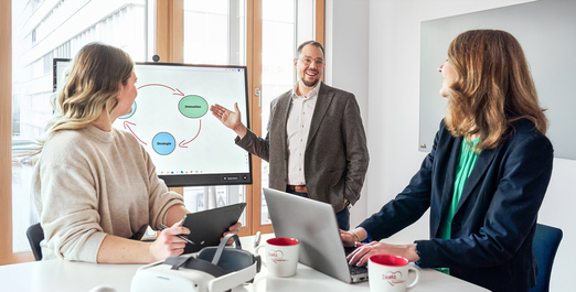 Presentation with diagrams on innovation and strategy